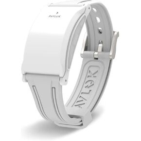 Pavlok 3 Sports (White) – App Controlled Silent Alarm & Habit Trainer Wearable – Vibration/Chime/Zap – Includes Plus (Lifetime Access) – Steps & Sleep Tracking in Kuwait