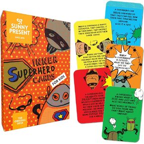 Inner Superhero Cards for Kids - 42 Action Cards to Learn Important Skills Through Play: Emotion & Communication Skills, Discover Talents
