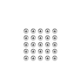 uxcell Precision Balls 3/16" Solid Chrome Steel G10 for Ball Bearing Keychain Wheel 25pcs