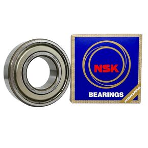 NSK 2PACK 6205ZZ 6205-2Z 25X52X15mm Double Metal Seal Bearings Made in Japan
