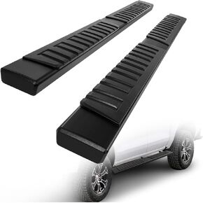 SCITOO Running Boards Fit for Crew Cab 2015-2023 for Chevrolet Colorado, 2015-2023 for GMC Canyon 6.4 Inch Aluminium Alloy Step Rails Rock Sliders