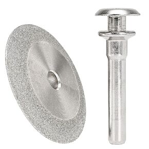 1-4/5 Inch Bench Grinding Wheel for Die Grinder Diamond Grinding Stone for General Purpose Metal & DIY Craft, 3/8 Arbor, 150 Grit, Carbide Bench Grinder Wheel Drill Attachment, 1 Pack