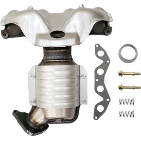 محول حفاز مناسب لسيارة Honda Civic 1.6L 1996-2000 مشعب عادم عالي الأداء (متوافق مع EPA) 18160-P2E-A12، 18160-P2E-A22. in Kuwait