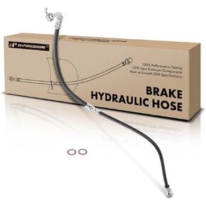 A-Premium Brake Hydraulic Hose Compatible with Select Nissan and Suzuki Models - Frontier 2005-2019 Fit Rear Passenger Side, Equator 2009-2012 Fit Rear Driver Side - Replace# 46211ZZ70A