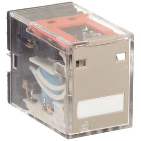 Omron industrial relays - Relay 4pdt 5a indicator plugbl/solder
