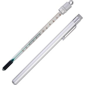 SP Bel-Art, H-B Enviro-Safe Liquid-In-Glass Pocket Laboratory Thermometer; -5 to 50C, Closed Metal Case, Environmentally Friendly (B60570-1400)