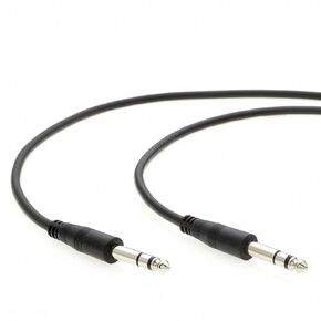InstallerParts 100 Ft 1/4" Male to Male Stereo Audio Cable (TRS Cable) - Instrument Cable Compatible with Amplifiers, Microphones, and More!