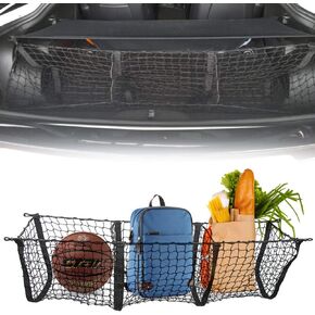 Three Pocket Envelope Cargo Net Fit for Jeep Compass Grand Cherokee 2015 2016 2017 2018 2019 Cargo Organizer Storage Net in Kuwait