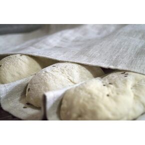 Linen Bakers Couche 26x34in. Proofing Cloth.Bake Ware Canvas.Pure Flax Linen 100%. Bread Baguettes loafs.Hand-crafted Couch.