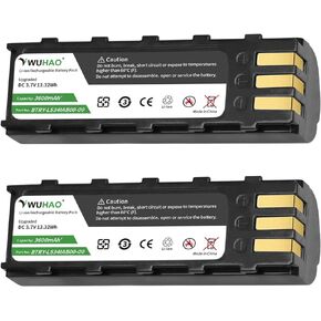 2-Pack for Symbol DS3478 Replacement Battery [Upgraded 3600mAh] fit DS3578 DSS3478 LS3478 LS3578 NGIS XS3478 MOTOROLAMT2000 ZEBRAMT2000 Part NO 21-62606-01 BTRY-LS34IAB00-00 Battery 3.7V