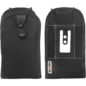 TC51 TC70 Scanner Holster Rugged Carrying Case Pouch for Symbol TC52 TC56 TC57 TC53 TC58 TC72 TC75 TC77 TC20 TC25 Handheld Barcode Scanner Mobile Computer,Vertical Leather Case with Metal Belt Clip