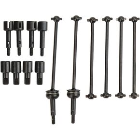 RC CVD Drive Shaft Set, RC Car CVD Drive Shaft Dogbone Wheel Stub Axle Cup Set for WLtoys 144001 124018 124019 Wltoys 124019 Cvd Drive