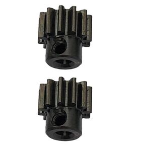 2Pcs 11T 32P Metal Steel Pinion Gear for Traxxas TRX4 TRX-4 TRX-6 RC Crawler Car Slash 4x4, Rustler Hoss,32-Pitch, Replace 6747 Pinion Gear Upgrade Parts