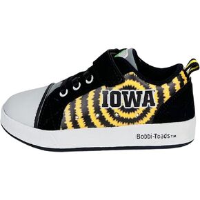 Bobbi-Toads University of Iowa Lighted Sneaker Kids Shoes with Adjustable Strap & Mascot Herky (Toddler/Little Kid)