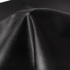 ZAIONE White Faux Leather Sheets: 54"x36" Pebbled PU Leatherette Upholstery Fabric Synthetic by The Yard for DIY Crafts