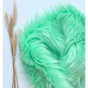 Bianna Creations Faux Fur Fabric Pieces | US Based Seller | Shaggy Squares | Craft, Sewing, Costumes (Candy Amber, 8x8 inches)