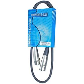 كابل ميكروفون XLR بطول 6 أقدام ذكر إلى أنثى (أحمر)