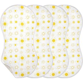 Muslin Baby Burp Cloths, Cute Dogs Siberian Husky Muslin Washcloths Baby Rags Comfy Soft Absorbent in for Newborn Boys and Girls 1 Piece 22 x 11 Inch
