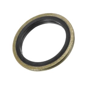 MECCANIXITY Bonded Sealing Washers M8 13.5x8x2mm Carbon Steel Nitrile Rubber Gasket, Pack of 10