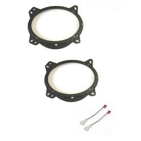 6x9 Car Stereo Door Speaker Install Adapter Plates and Speaker Wire Harness Made for Select Lexus and Toyota -Compatible Vehicles Listed in Guide Below