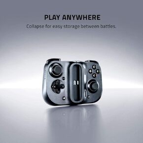 Razer Kishi for iPhone - Smartphone Gaming Controller (USB-C Connection, Ergonomic Design, Individual Fit for Mobile Phones, Analog Stick, Ultra Low Latency) Black