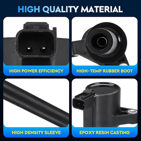 حزمة ملف الإشعال لسيارة Ford Escape 2001-2007 Five Hundred & Freestyle 2005-2007 Tauru 2000-2005، Mazda Tribute 2001-2011، Mercury Mariner 2008 Montego 2005-2007 Sable 2000-2004، DG-500 FD502، 6 قطع in Saudi Arabia