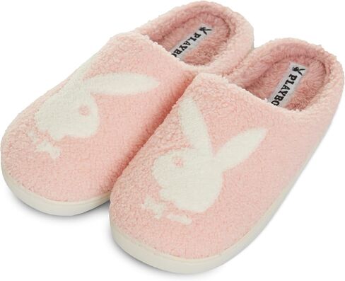 Playboy Womens Slippers Gifts for Women Extra Cozy Fuzzy House Slippers Slip On in Saudi Arabia