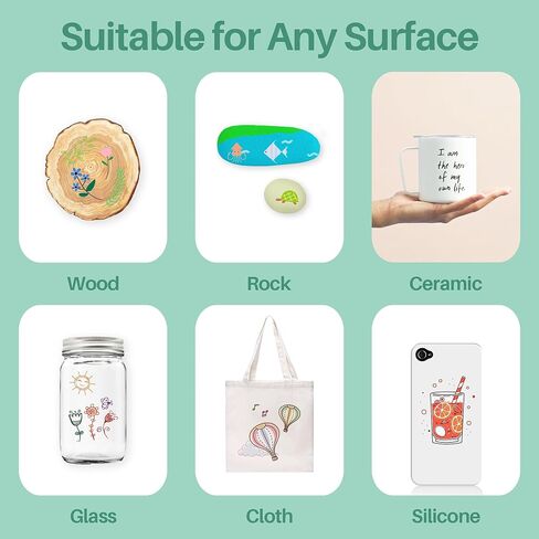 أقلام طلاء أكريليك، علامات طلاء أكريليك ممتازة لورق القماش والخشب والحجر والرسم الصخري، مثالية للمشروعات المدرسية وفصول الفن والحرف اليدوية in Kuwait