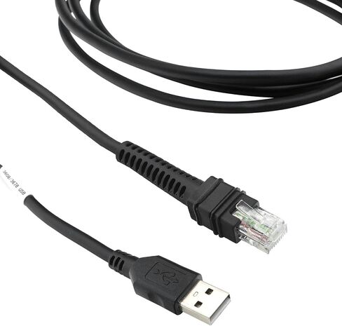 CBA-U46-S07ZAR Shielded USB Cable for Zebra Symbol DS3608 DS3678 DS8108 DS8178 LI3608 LI3678 DS3600-KD Handheld Barcode Scanner, USB-A Connector, 7ft (2 m) Straight, BC 1.2, DC 5V in Saudi Arabia