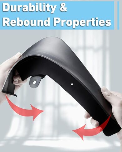 DEDC 4 قطعة طراز تسلا X ملحقات واقيات الطين 2022/2021/2020/2019 [بدون حفر] in Kuwait