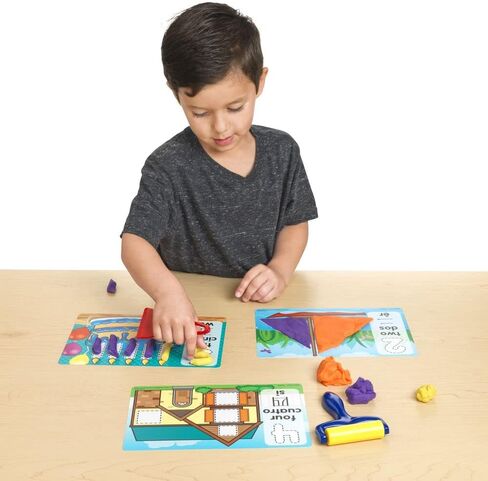 Colorations Emotions Modeling Mats, Set of 12, Thick Laminated Paper, 9" x 6", Real-Life Photo of a Child expressing an Emotion in Saudi Arabia