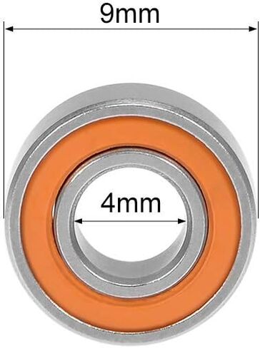 uxcell SMR105C-2OS Hybrid Ceramic Ball Bearing 5x10x4mm ABEC-7 Stainless Steel Bearings in Saudi Arabia