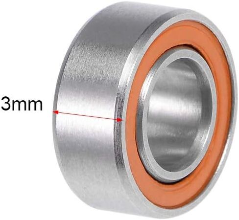 uxcell SMR105C-2OS Hybrid Ceramic Ball Bearing 5x10x4mm ABEC-7 Stainless Steel Bearings in Saudi Arabia