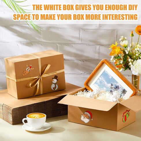 Yeaqee 72 Pcs Shipping Boxes Corrugated Cardboard Small Shipping Boxes for Packaging Mailing Packing Moving Small Business Storage Crafts Gifts(4x4x4 Inch,Black) in Saudi Arabia