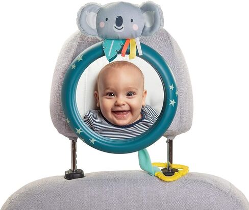 تاف تويز مرآة سيارة للأطفال. مرآة مقعد السيارة الخلفي ثابتة، وخالية من التذبذب، ومواجهة للخلف من أجل سلامة الرضع، وشاشة رؤية واضحة مع تصميم السافانا المرح، وتعزز التطور الإدراكي والتحفيز الحسي in Kuwait