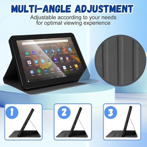 for Amazon Kindle Fire HD 8/8 Plus Tablet Case 10th/12th Generation for Women Girls Cute Folio Cover Fashion Design Girly Kawaii Flower Floral Pretty Unique Cases for Kindle Fire Case 8 Inch in Kuwait