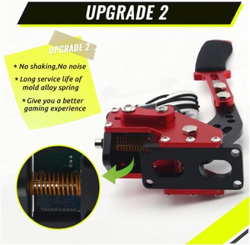 فرامل اليد Acogedor 64 بت USB PC، فرملة اليد Sim متوافقة مع Logitech G27 G25 G29 T500 T300 Fanatecosw LFS DiRT Linear E Brake، فرامل اليد للألعاب in Saudi Arabia