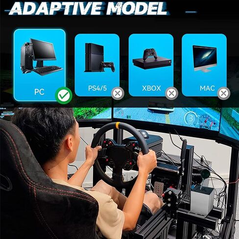 فرامل اليد Acogedor 64 بت USB PC، فرملة اليد Sim متوافقة مع Logitech G27 G25 G29 T500 T300 Fanatecosw LFS DiRT Linear E Brake، فرامل اليد للألعاب in Saudi Arabia