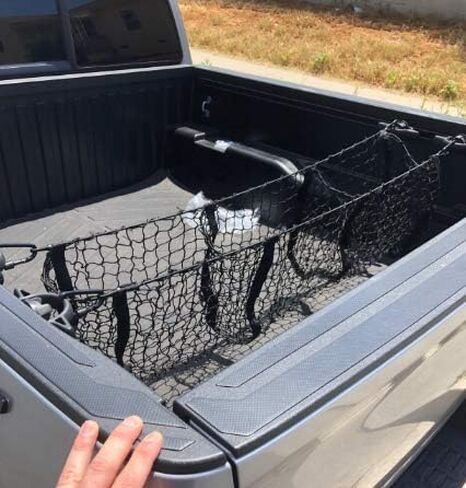 Black Trunk Cargo Net Organizer Storage for Toyota Tacoma 2012 2013 2014 2015 2016 2017 2018 2019 2020 in Kuwait