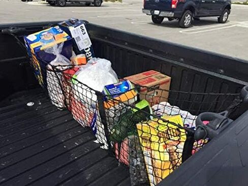 Black Trunk Cargo Net Organizer Storage for Toyota Tacoma 2012 2013 2014 2015 2016 2017 2018 2019 2020 in Kuwait