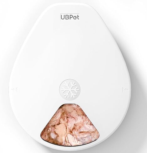 جهاز تغذية طعام رطب أوتوماتيكي للقطط F10، موزع رقمي لـ 5 وجبات للحيوانات الأليفة مع تبريد طويل الأمد، 3 إعدادات للتبريد in Kuwait