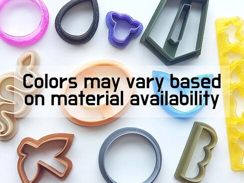 مجموعة قطع البسكويت من جينيوس جوليري دروب دايموند بوليمر كلاي مكونة من 6 قطع in Kuwait
