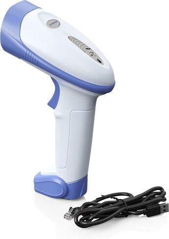 AMBIR BR100 ماسح الباركود السلكي/USB: يدعم الرموز الشريطية 1D و2D وPDF417 وQR. نظام التشغيل: وين، ماك، لينكس، أندرويد. اقرأ: شاشات الهاتف/الكمبيوتر اللوحي، والرموز الشريطية المتجعدة/منخفضة الجودة. جهاز HID - التوصيل والتشغيل - أسود / برتقالي in Kuwait