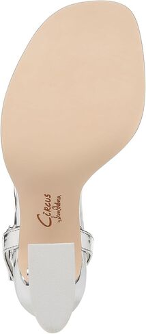 Circus NY by Sam Edelman Women's Hartlie Heeled Sandal, Soft Silver, 8 in Kuwait
