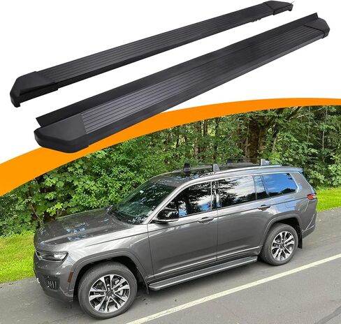 Snailfly 4.13" Running Boards Fit for Jeep Grand Cherokee L 3-Row 2021 2022 2023 2024 Aluminum Side Steps in Saudi Arabia