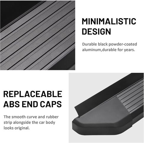 Snailfly 4.13" Running Boards Fit for Jeep Grand Cherokee L 3-Row 2021 2022 2023 2024 Aluminum Side Steps in Saudi Arabia