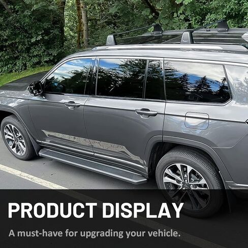 Snailfly 4.13" Running Boards Fit for Jeep Grand Cherokee L 3-Row 2021 2022 2023 2024 Aluminum Side Steps in Saudi Arabia