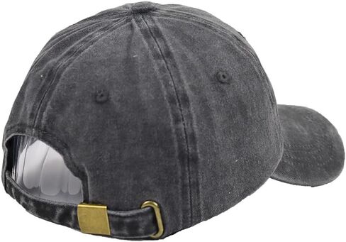 قبعة مطرزة بشعر النهر لا تهتم، قبعة بيسبول من قماش الدنيم القطني القابل للتعديل وقابلة للتعديل in Kuwait