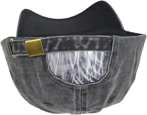 قبعة مطرزة بشعر النهر لا تهتم، قبعة بيسبول من قماش الدنيم القطني القابل للتعديل وقابلة للتعديل in Kuwait