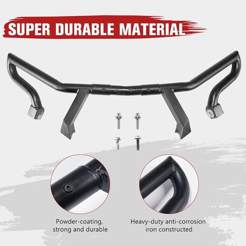 HAKA TOUGH Upper Front Bumper Guard for Kawasaki Teryx KRX 1000 2020 2021 2022 2023 Accessories Front Headlight Bumper Guard Protector for Krx1000, Replace OEM # 99994-1302 in Saudi Arabia